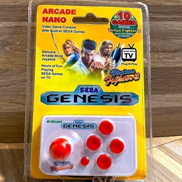 Sega genesis video game console games virtua fighter 2 joystick arcade vintage - Picture 8 of 8